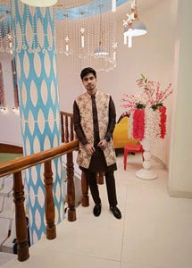 Men's Ethnic Jacket & Kurta Set for wedding