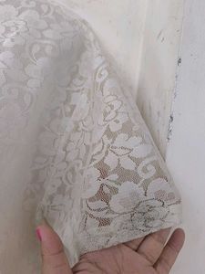 Lace T-shirt with Graphic Print