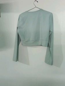 Mint Green Crop Top