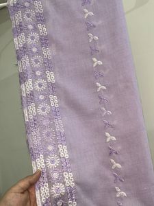 embroidered shawl pure cotton