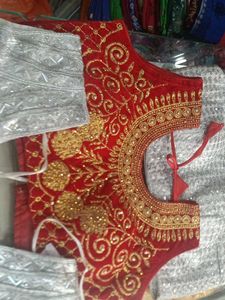 Embroidered Sari Blouses 5pc Combo