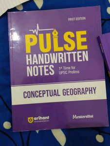 Pulse Handwritten Notes - For UPSC