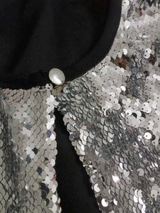 (599)Sequin Embellished Party Cardigan