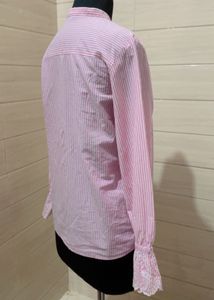 Pintresty 🌸Pink Striped Long Sleeve Shirt