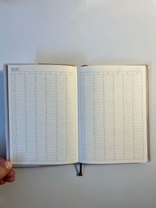 MUJI 2025 Planner Notebook A6 Diary