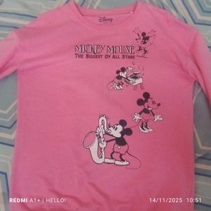 pink girls sweatshirt for winter