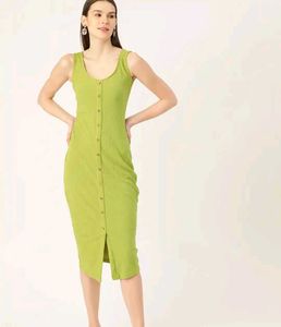 Green Midi Bodycon Dress