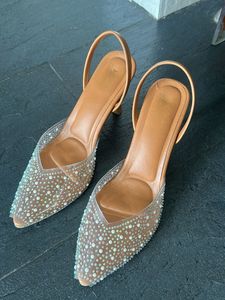 Embellished Slingback Heels