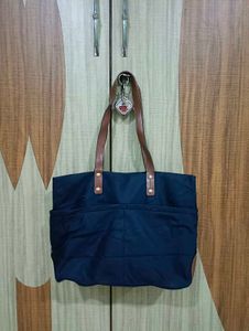 Calvin Klein Navy Blue Tote Bag