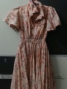 Pink Floral Dress