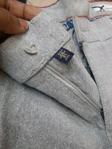 White Grey Formal Pant Size 32