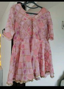Pink Short Kurti