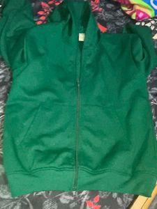Green Zip-Up Hoodie
