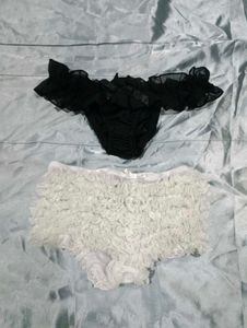 Cute Ruffled Panties Set