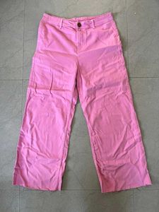 Pink Wide Leg Pants