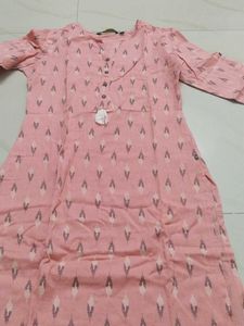 Pink Printed Kurti