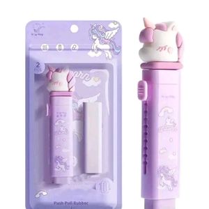 Unicorn Push-Pull Eraser