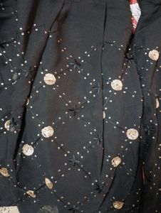 Black Sharara Set
