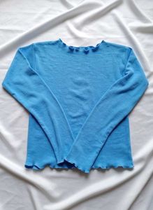 💠Koren Blue Long Sleeve Top