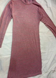 Striped Long Sleeve Dress