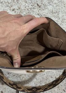 Coach White Handbag