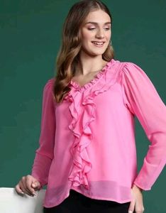 Pink Ruffle Top ❤️