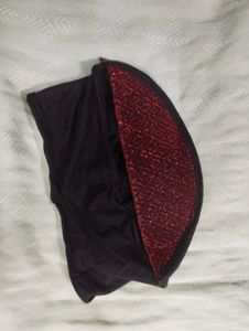 Hijab(scarf) Pack Of 2 In Golden+Sparkly Under Cap