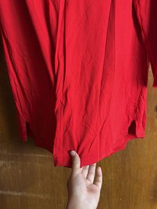 Red Best Friend Top