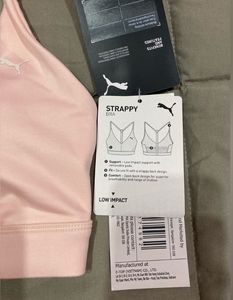PUMAWomen Sports Lightly Padded Bra (Pink)