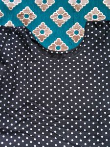 Cute Polka Dot Frock Suit Set