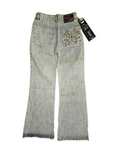 PATCHWORK BELL BOTTOM JEANS