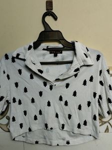 Collared Ribbed Tshirt
