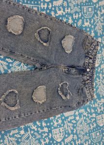 URBANIC - Blue Distressed Look Jeans
