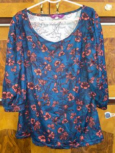 Uptownie Floral Print Top XXL
