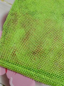 (800)Green Mesh Mini Dress