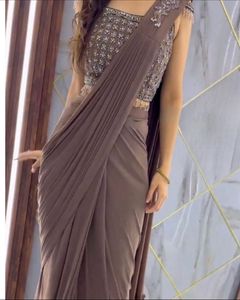 Elegant Pre-Draped Saree