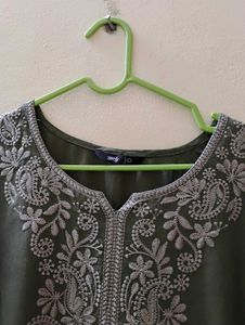 Olive Soch Kurta