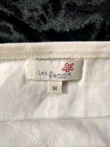 White Halter Neck Top