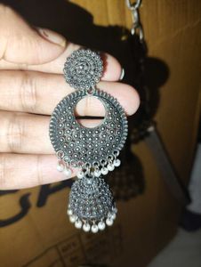 Oxidised Ear Rings