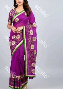 Elegant Purple Saree