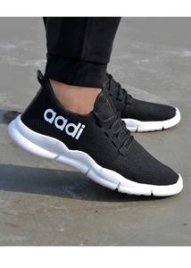 Aadi Black Casual Shoes