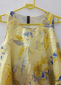 Lemon Yellow Crop Top