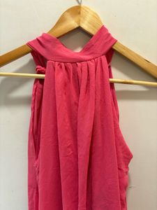Chic Pink Halter Top