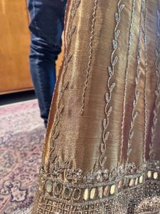 Sangeet Ready To Wear Lehenga Golden Shimmer