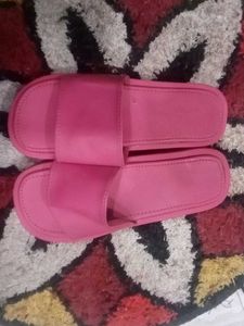 Pink Slip-On Sandals
