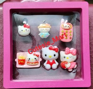 3D Hello kitty DIY Phone Charms