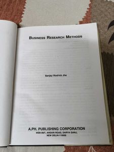 Business Research Methods By Sanjay Rodrick Jha