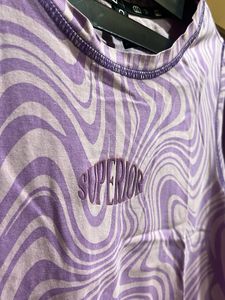Purple Patterned T-Shirt