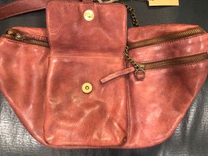 Red Leather Crossbody Bag