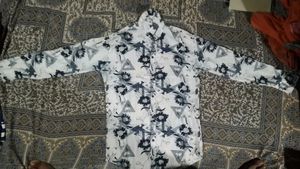 Floral Print Button-Down Shirt